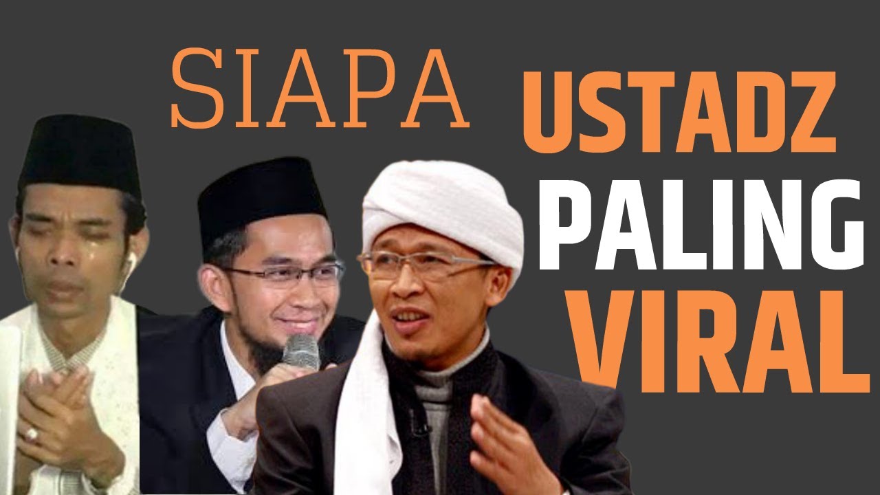 5 Ustadz Indonesia PALING POPULER SEPANJANG MASA