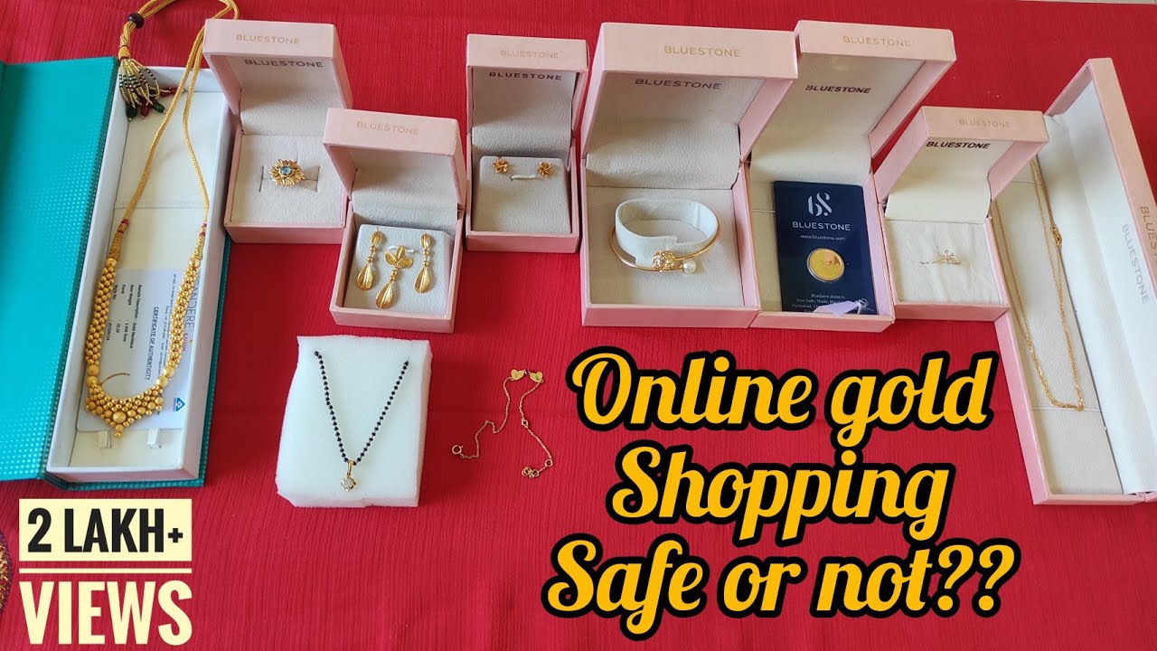 Buying online gold jewellery safe or not?Review of gold purchased from flipkart,Bluestone,caratlane