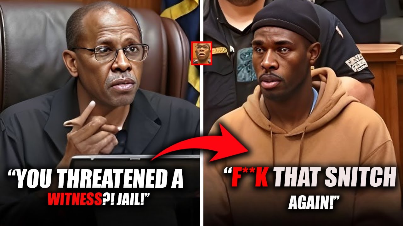 Courtroom ERUPTS as Defendant THREATENS Witness &ndash; Judge Reacts Instantly!