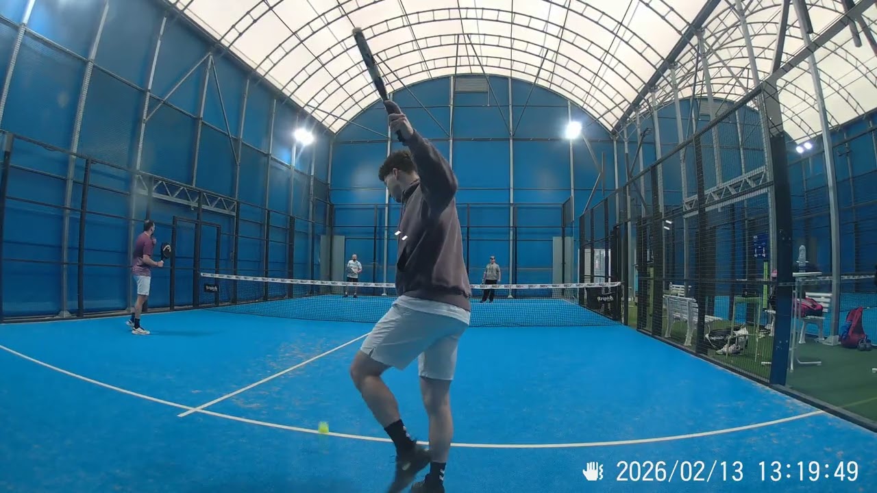 Padel, match entraînement, Lambermont (Cédric&JM - Ludo&Florent), 13 Février 2026, paartie 7/8