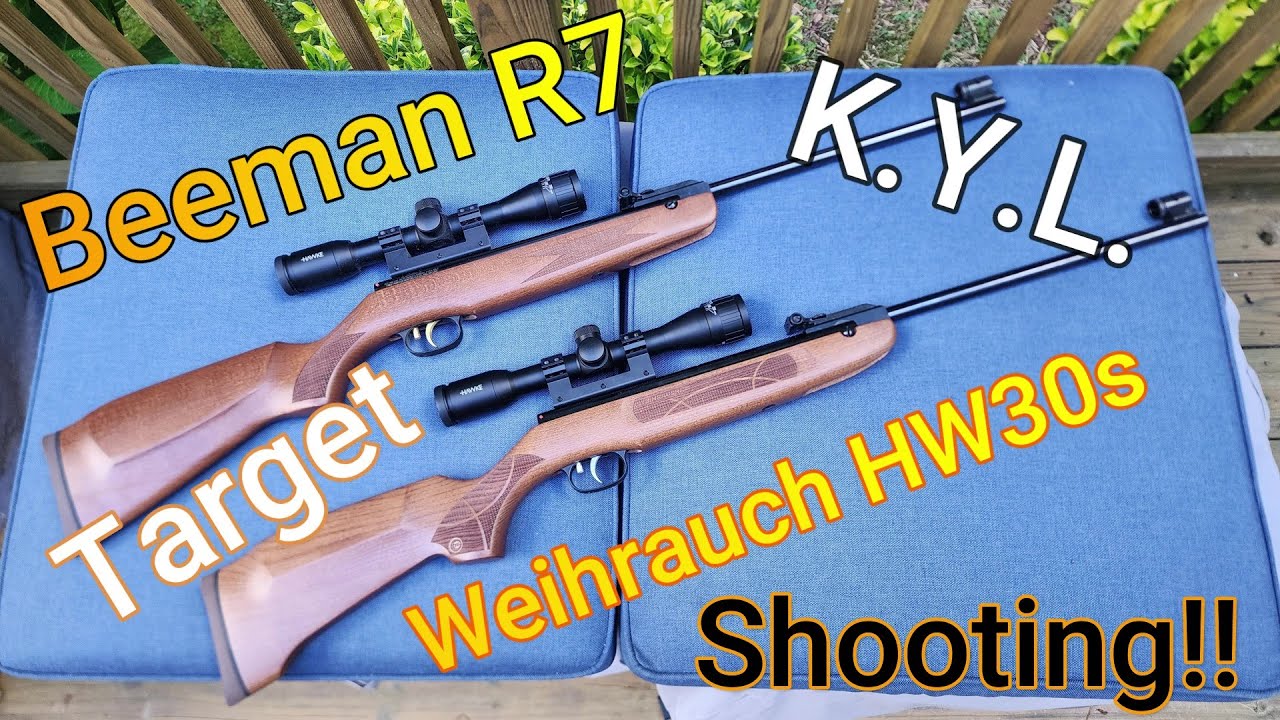 Beeman R7 vs Weihrauch HW30s know your limits target shoot!! #weihrauchhw30s #beemanr7