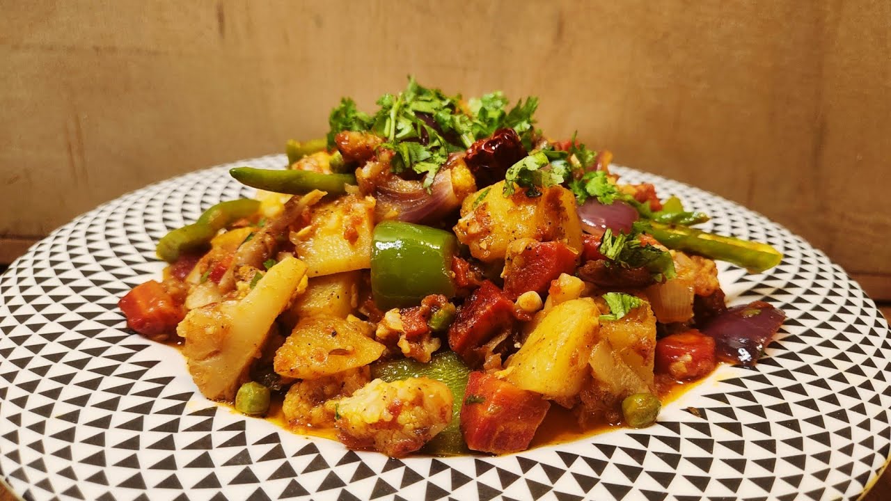 Quick & Healthy Mixed Vegetables 🍲✨ | Soft Sabzi in Masala | Home Cooking