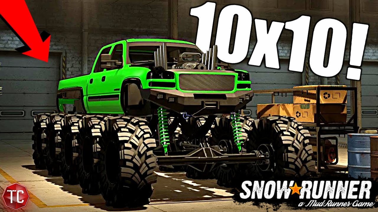 SnowRunner: Meet THE TANKCAT! (10x10 Cateye Chevy!!) MULTIPLAYER