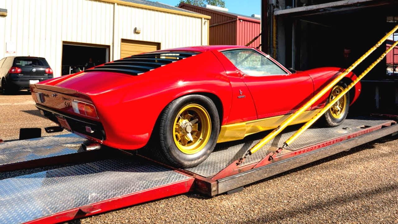 Восстановление легенды: механическая реконструкция Lamborghini Miura SV 1971 года.