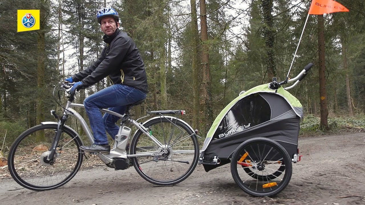 Test de remorques pour vélos