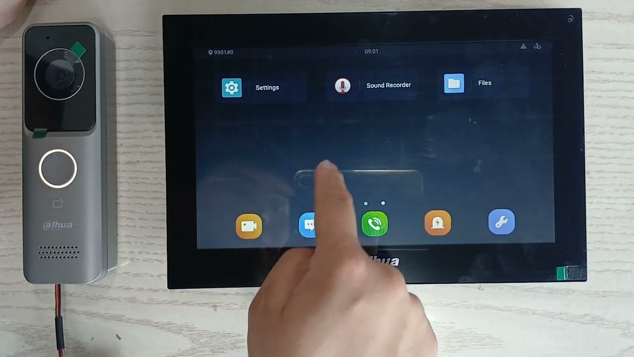 Dahua video intercom VTO2311R-WP and VTH5341G-W used in wifi how to config WiFi work