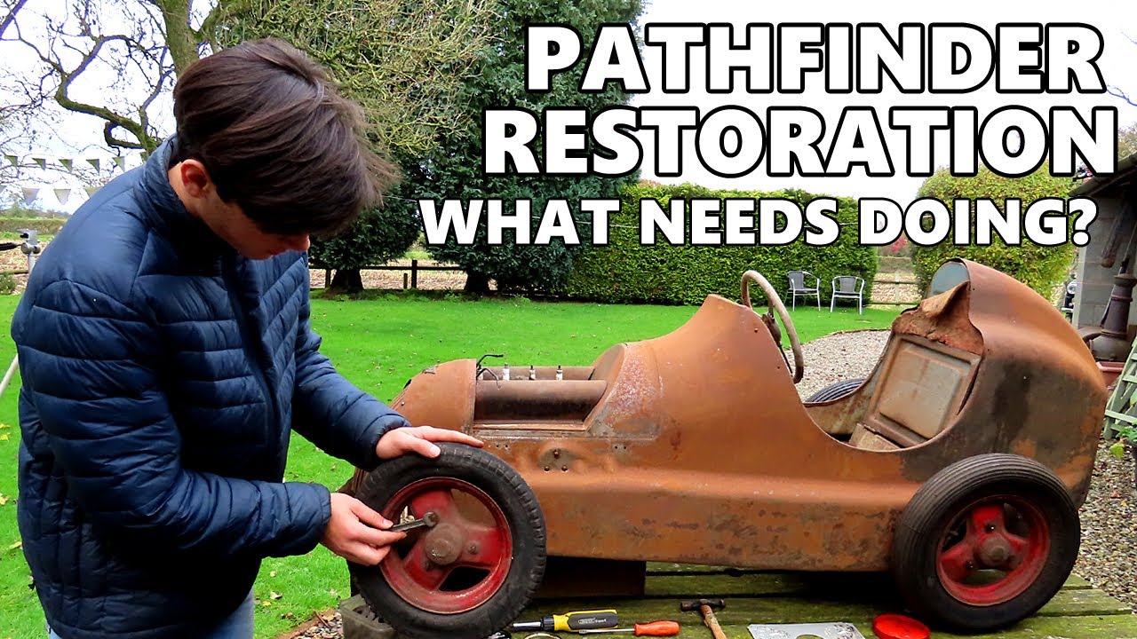 Austin Pathfinder Restoration Part 1 - what needs doing to this vintage pedal car?