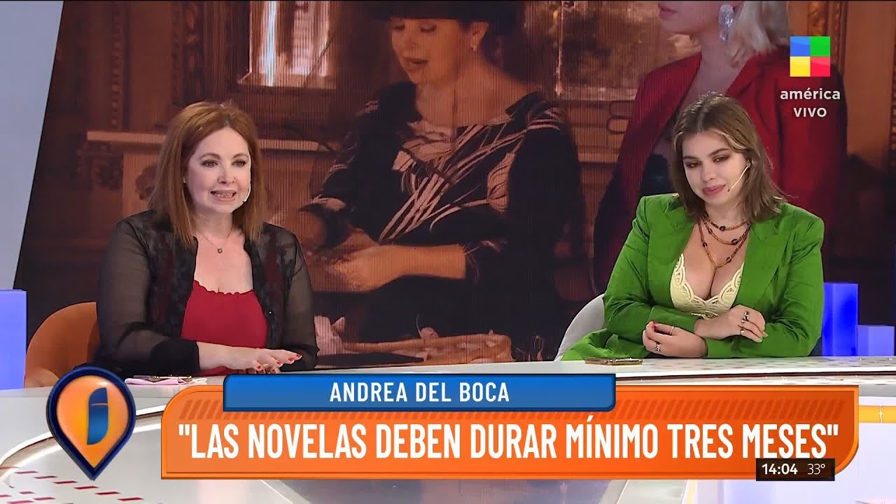 Andrea Del Boca y su hija Anna juntas en 