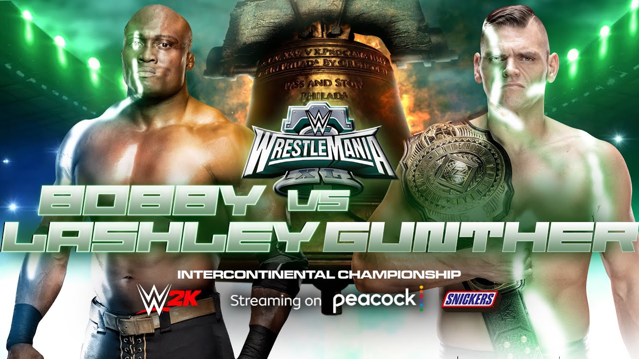 Intense WWE 2K24 Match: Lashley vs Gunther for Intercontinental Championship