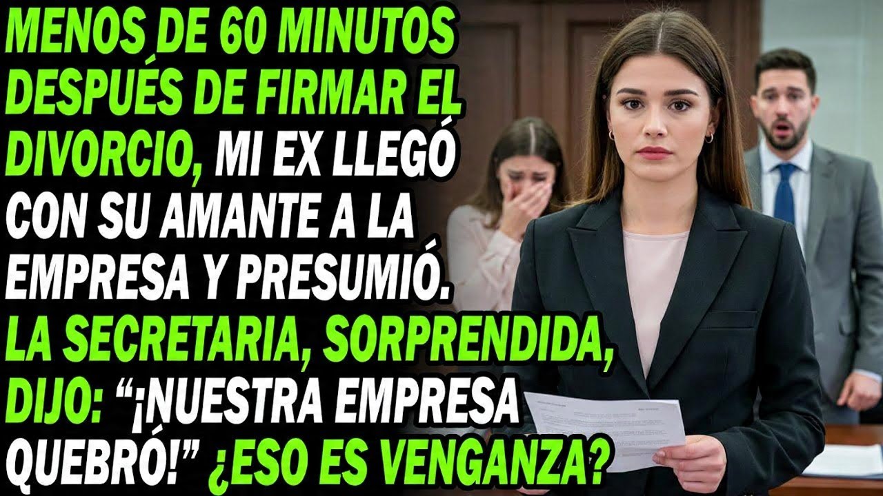 Después Del Divorcio, Mi Ex Llegó Con Su Amante A La Empresa Y Escuchó- ‘Nuestra Empresa Quebró.’