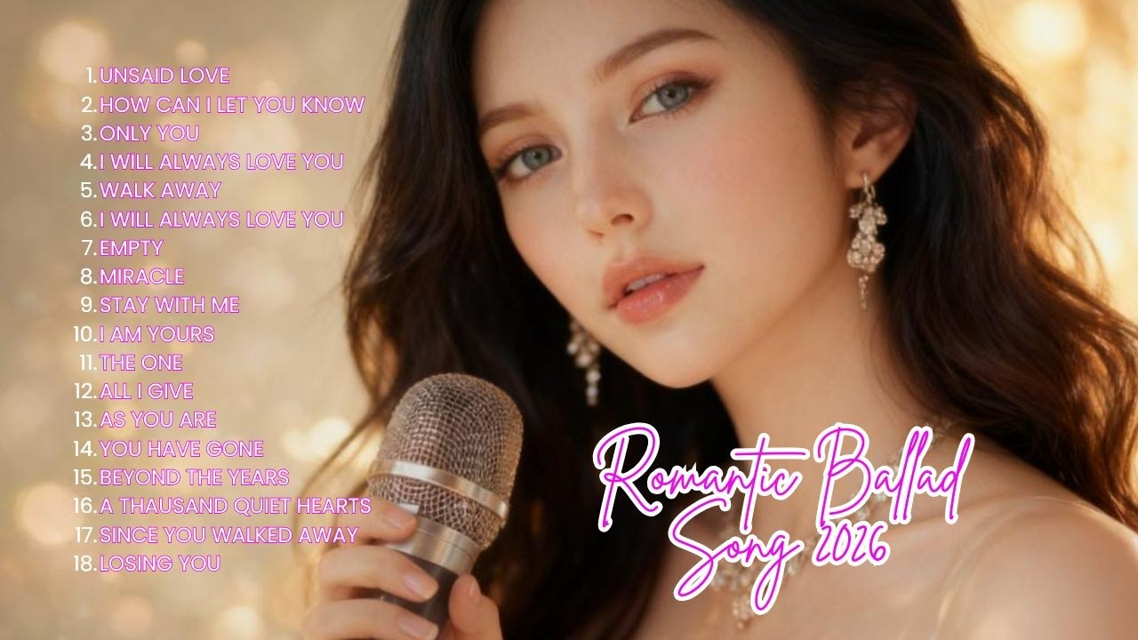 Beautiful Romantic Love Songs 2026 🎶 Heartfelt Playlist – Soft Melodies for Relaxing Moments