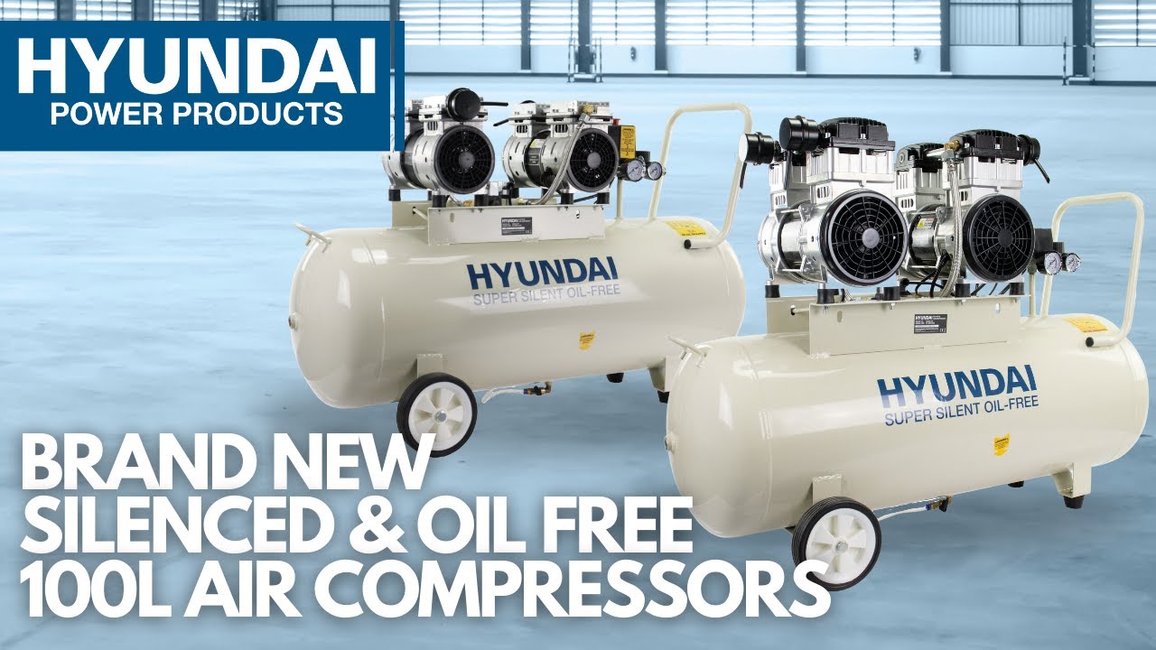New 100L Silenced, Oil-free Air Compressor Unboxing & Assembly Guide (HY275100)