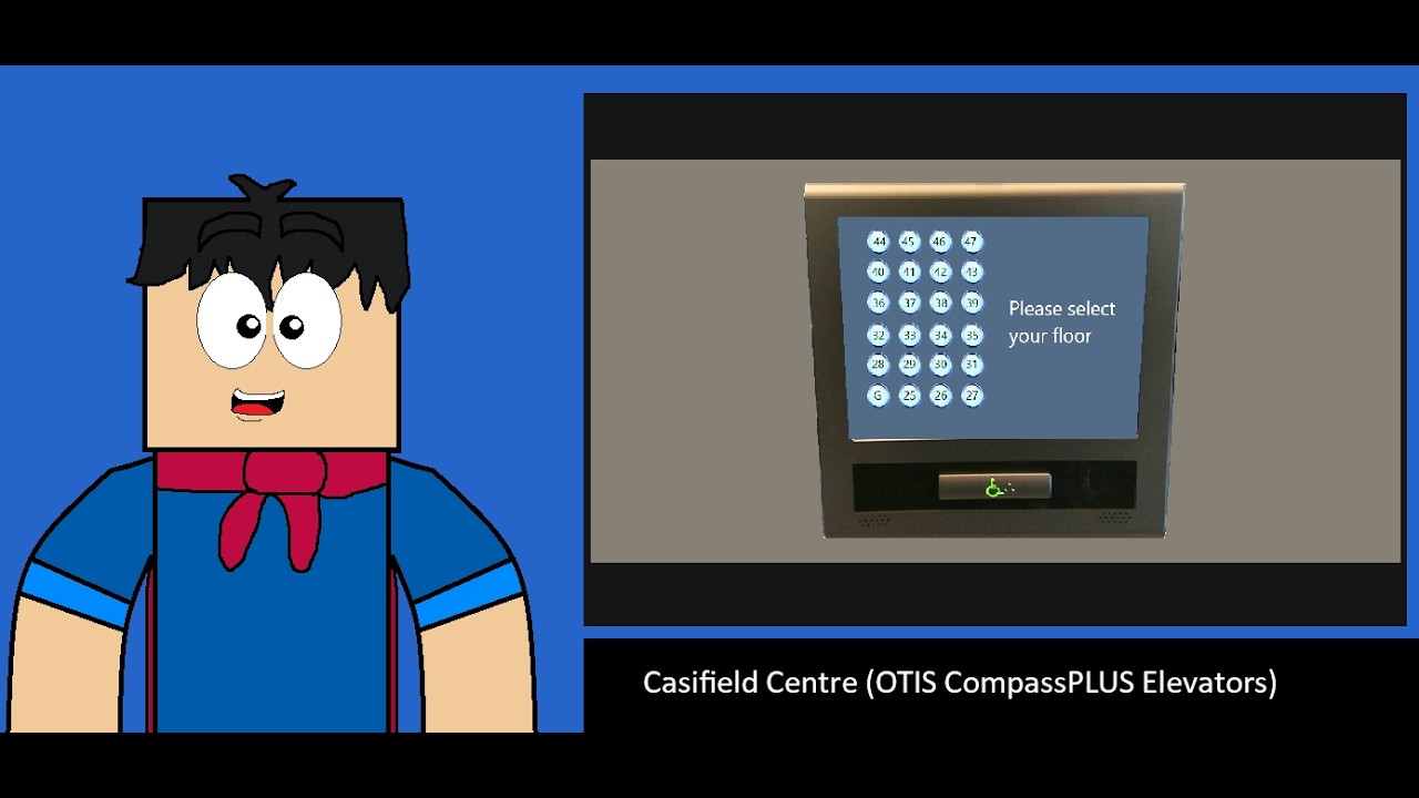 Animated: OTIS CompassPLUS (High-Rise) Traction Elevators, Casifield Centre, 🏙️Toronto, ON