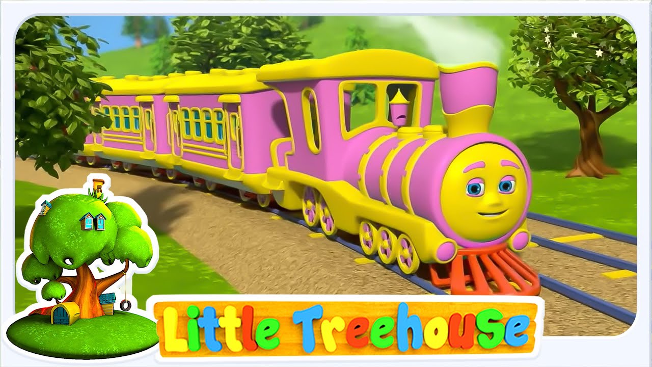 Py&ouml;r&auml;t Junassa Ja Lis&auml;&auml; Opetusvideot Lapsille Suomen kielell&auml;