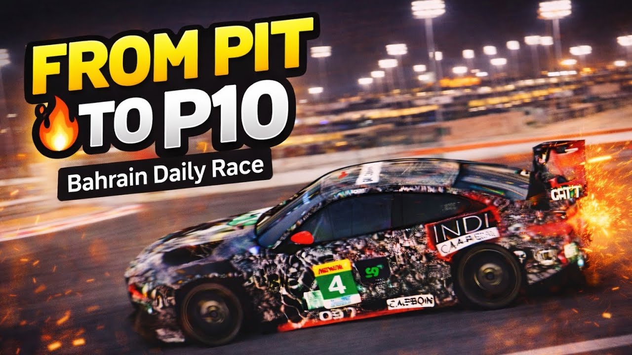 From Pit to P10! 🔥 Bahrain Daily Race | BMW M4 GT3 EVO | PZW Motorsports
