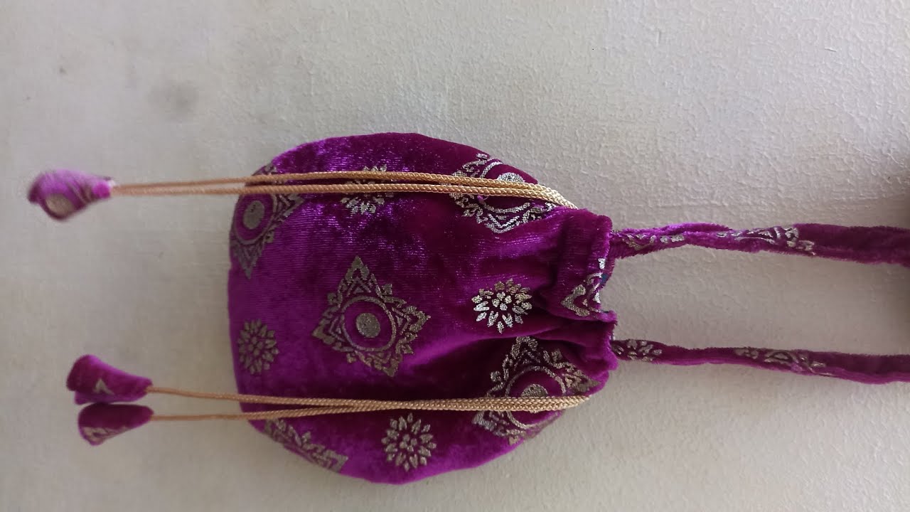 Potli 🛍️ bag for making # #diy  #like #subscribe 