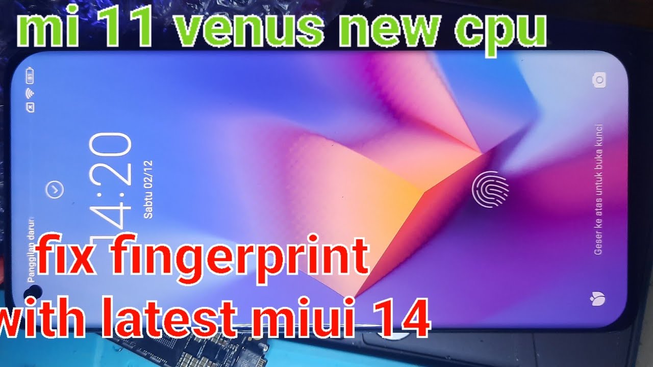 MI 11 VENUS NEW CPU FIX FINGERPRINT DUAL IMEI MIUI 14: MI 11 VENUS HARD BRICK 9008 AFTER UPDATE