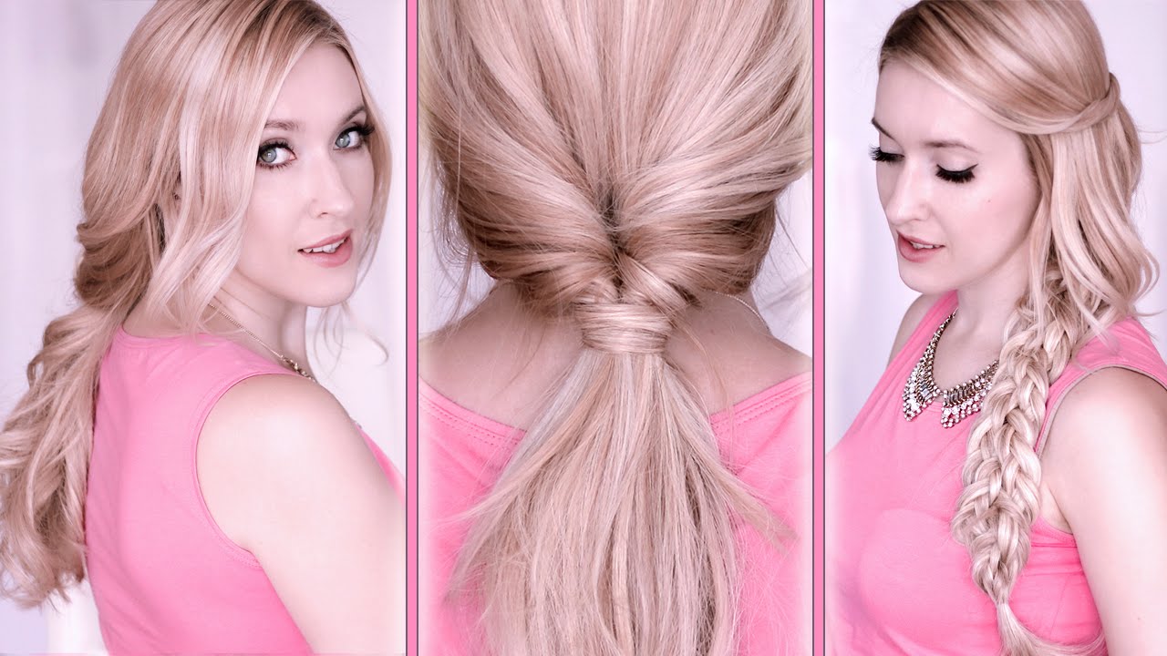 Everyday hair tutorial ❤ Last minute hairstyles for school ✿ Quick, easy