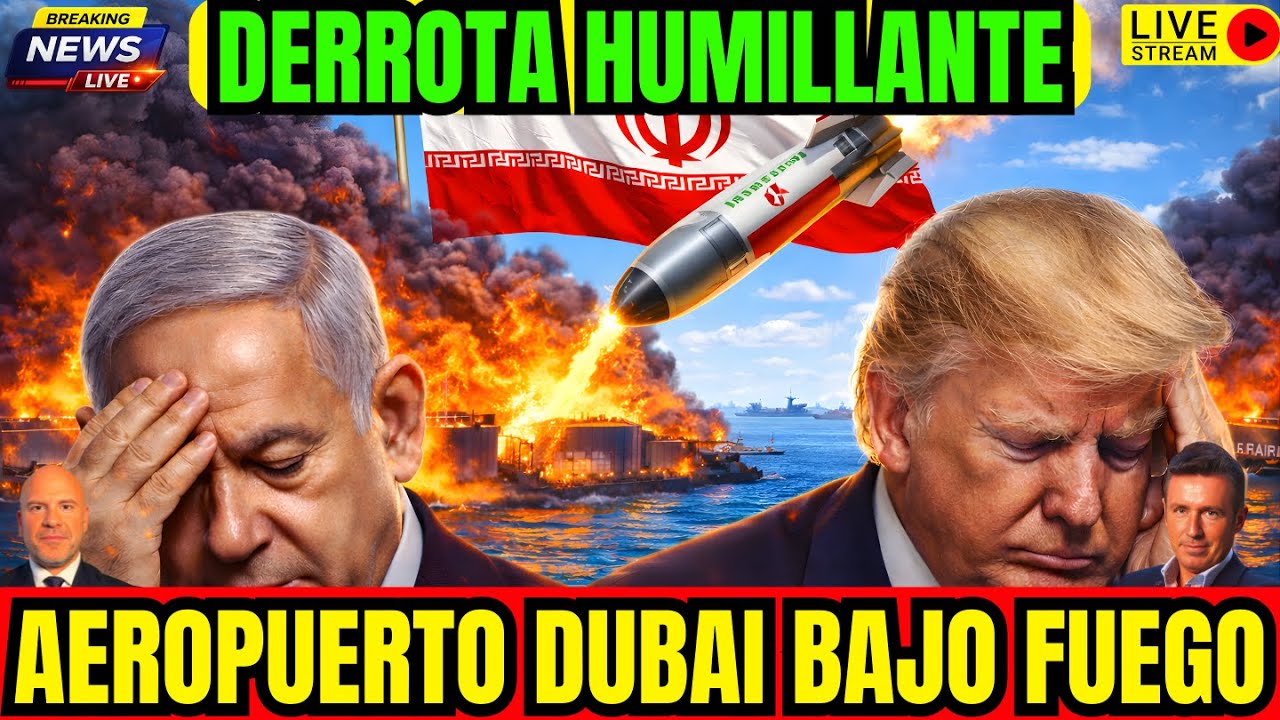 DIRECTO. URGENTE. IRÁN ATACA DUBÁI. EEUU HUMILLADO. TRUMP SIN ALIADOS. ISRAEL