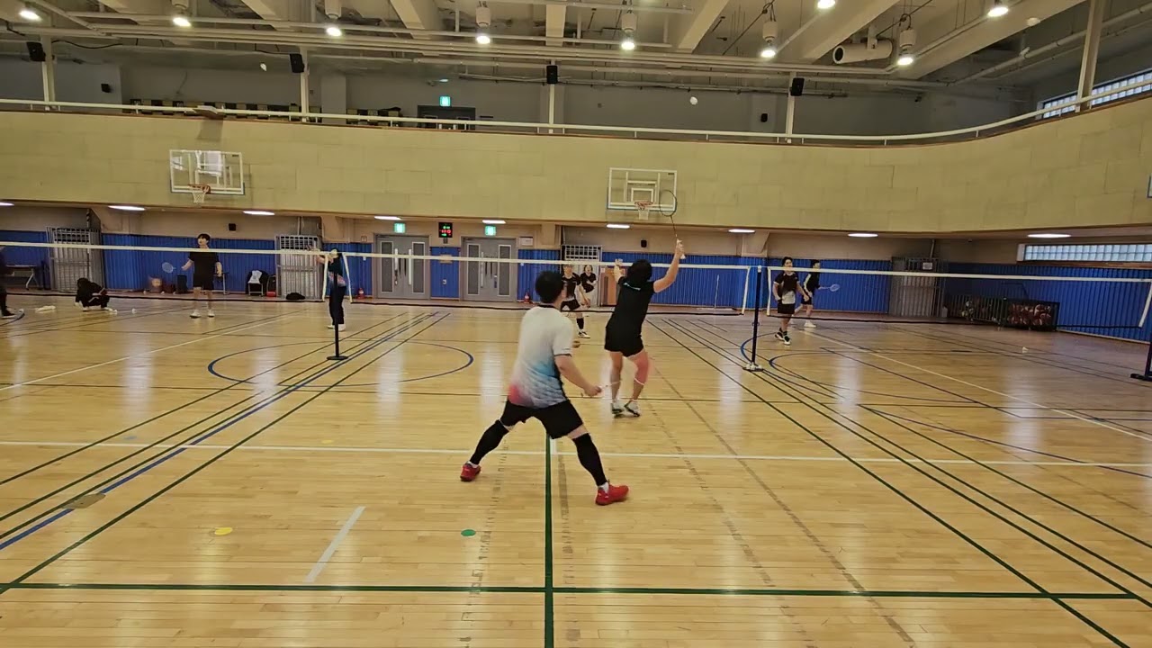 260311(지훈님.윤정님)VS(관기님.골드님)#배드민턴 경기영상
