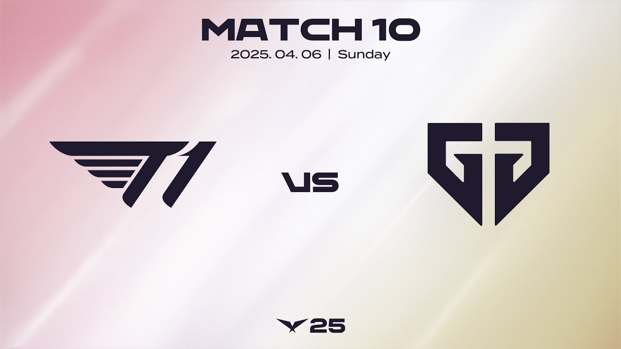 T1 vs GEN | 매치 10 하이라이트 | 04.06 | 2025 LCK