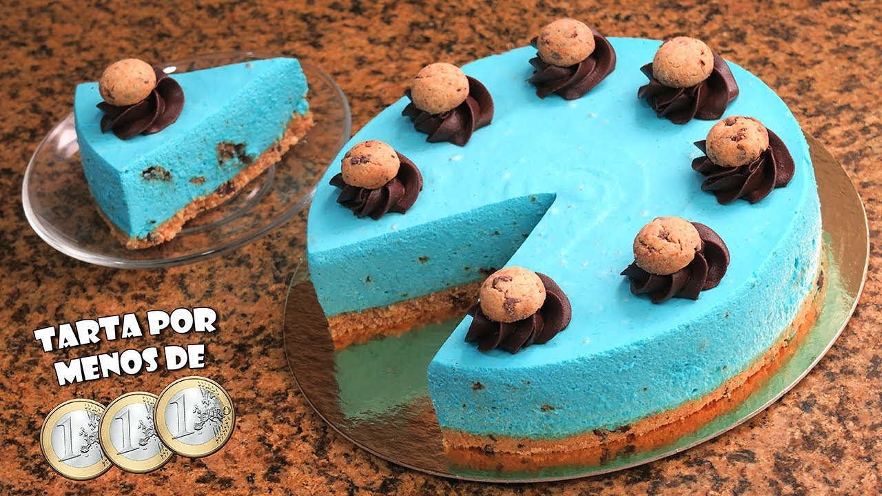 Tarta del Monstruo de las Galletas por MENOS de 3 EUROS y sin Horno!