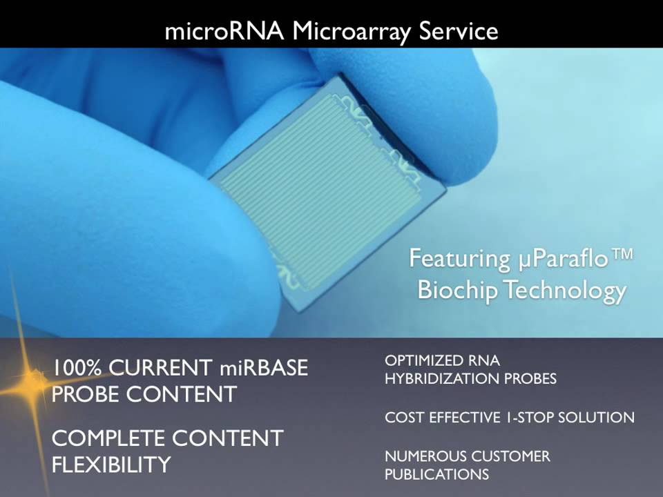 microRNA Profiling Using a High Performance, Flexible &micro;Paraflo&reg; Biochip Platform
