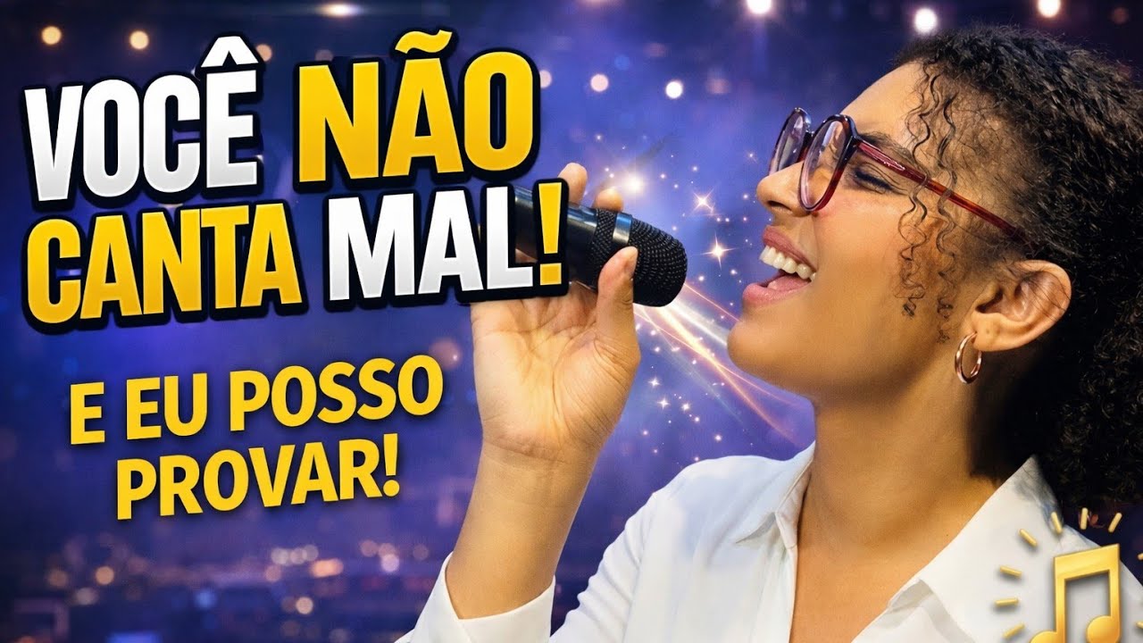 VOCÊ NÃO CANTA MAL, só não foi avaliado por um profissional ainda!!! #dicadecanto 