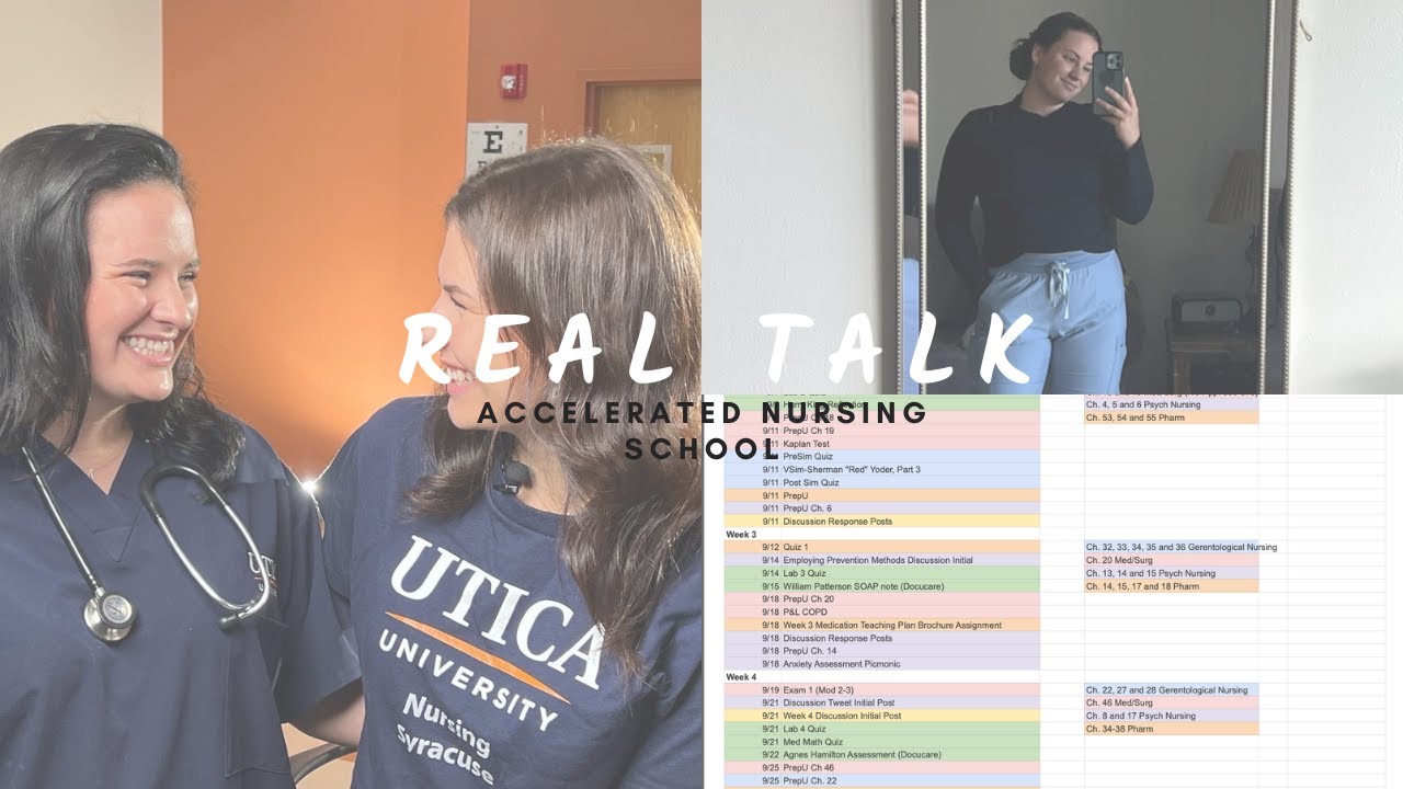 Accelerated Nursing School: study tips, organization, school/life balance