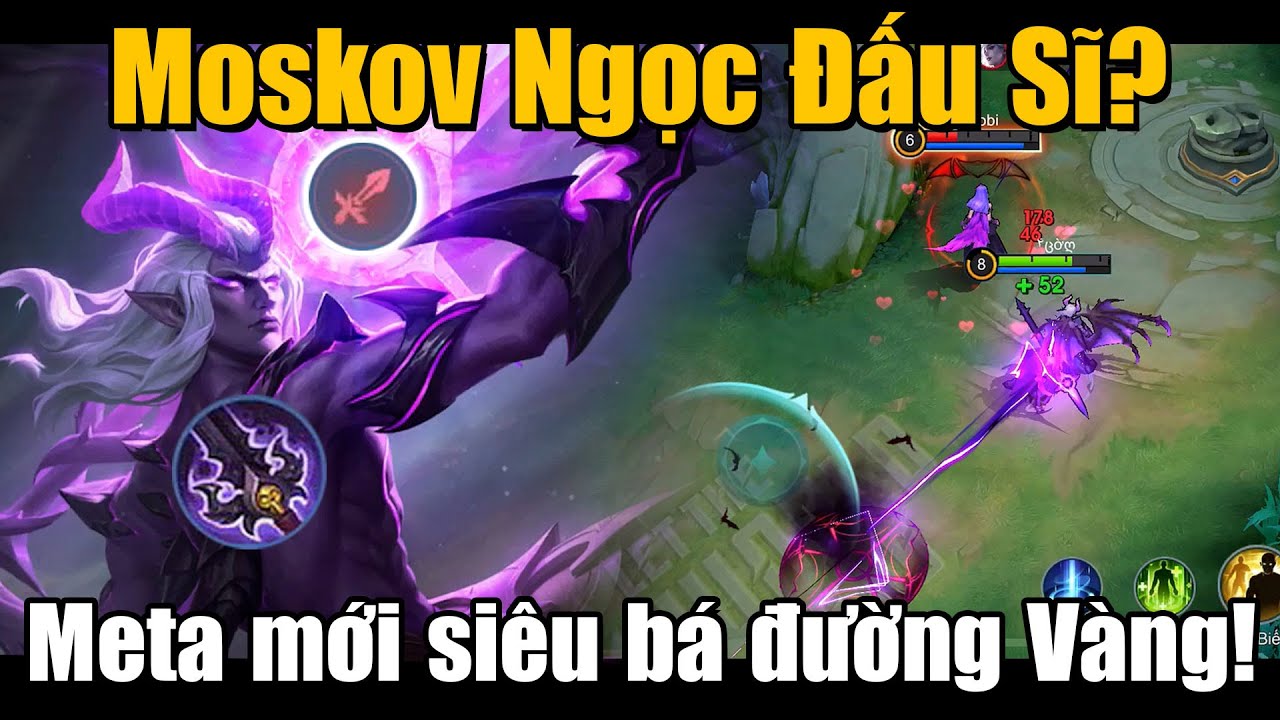 MLBB | MOSKOV SS39 CỰC MẠNH VỚI BUILD MỚI: NGỌC ĐẤU SĨ + KIẾM DIỆT QUỶ = C&Acirc;N MỌI ĐẤU SĨ?! | Tốp Mỡ