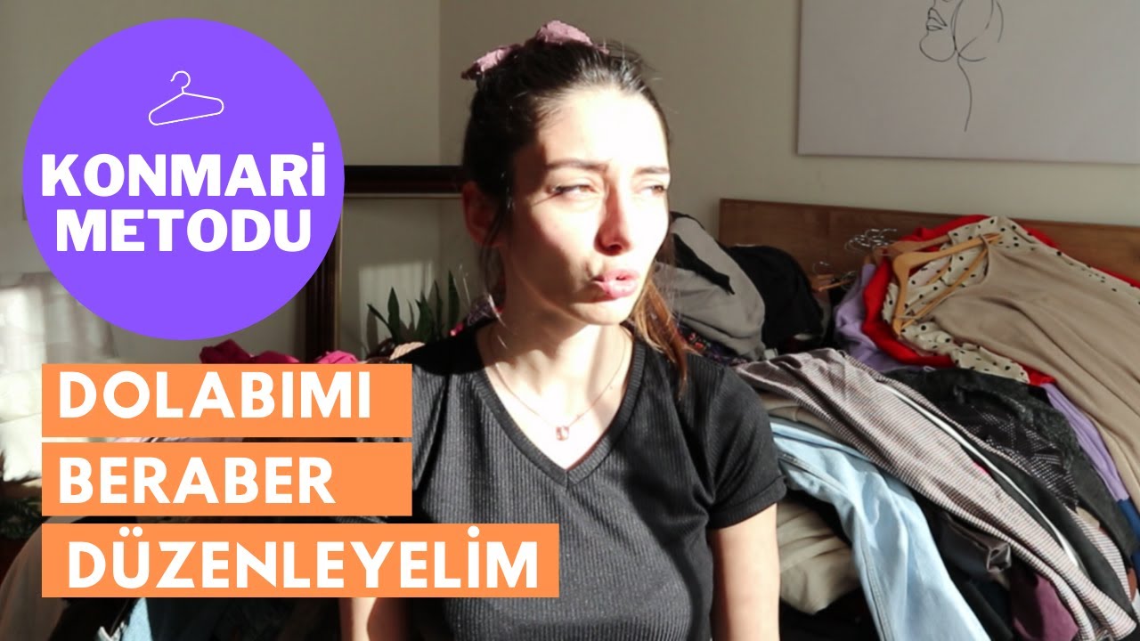 DOLABIMI NASIL DÜZENLEDİM?  | Marie Kondo | KonMari Metodu | Kıyafet Katlama | Sadeleşme