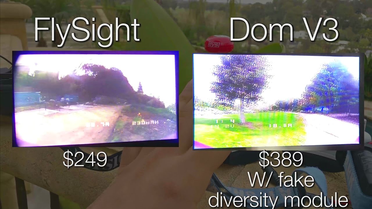 Flysight SPX02, Fatshark Dominator V3 - Review