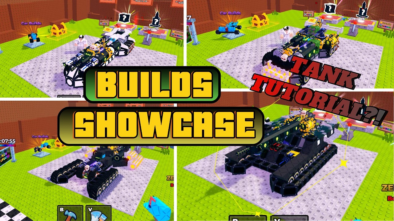 TANK build tutorial +3 NEW build showcase in 