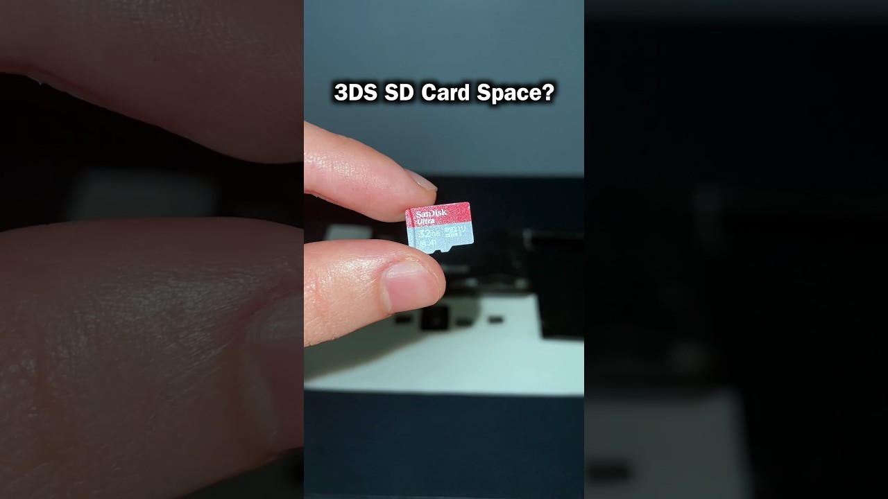 Место на SD-карте 3DS? #nintendo3ds #shorts