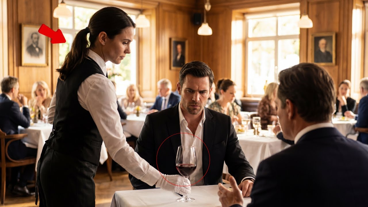 The Waitress Silently Switched His Glass — The MAFIA BOSS WATCHED, Realizing She SAVED His Life