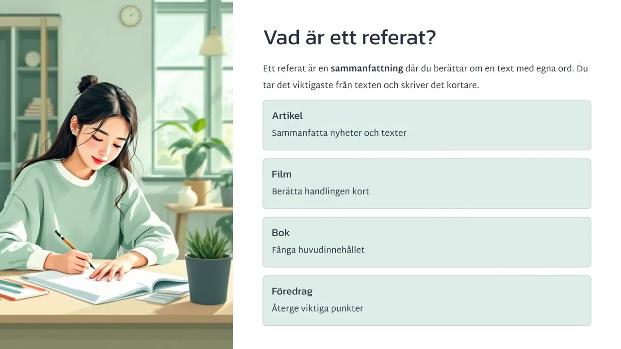 Vad är ett referat