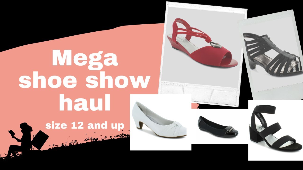 Mega shoe show haul for big narrow feet #size13 #shoelovers