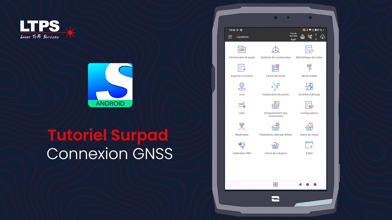 SurPad : connexion GNSS en Bluetooth ou WiFi (Tutoriel GNSS e-Survey) #4