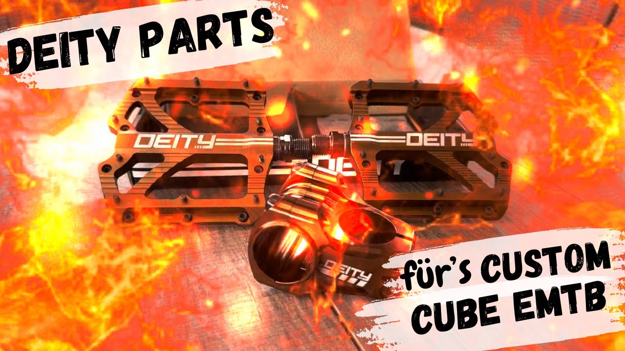 Neue Parts für das Custom Cube Stereo Hybrid ! Deity Components Vorbau und Pedale am EMTB montieren