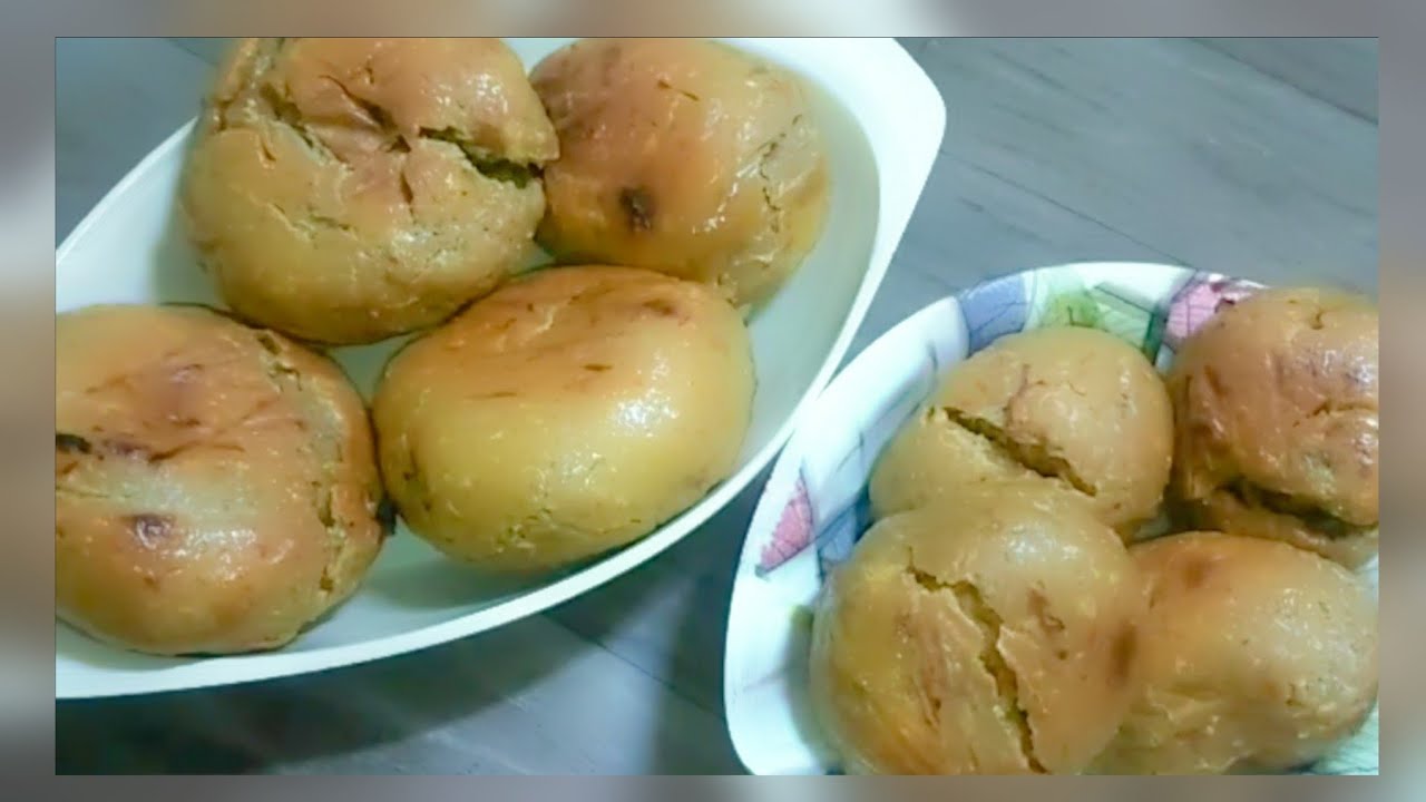 बिना मक्का सुजी आटे के बपला बनाने की विधि/राजस्थानी बाफले/राजस्थानी बाफले बनाने की विधि