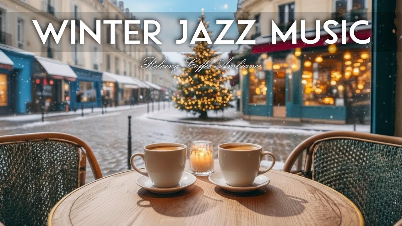 Winter Coffee Jazz ☕❄️ Relaxing January Cafe Jazz & Cozy Bossa Nova Piano for Study, Work & Focus.