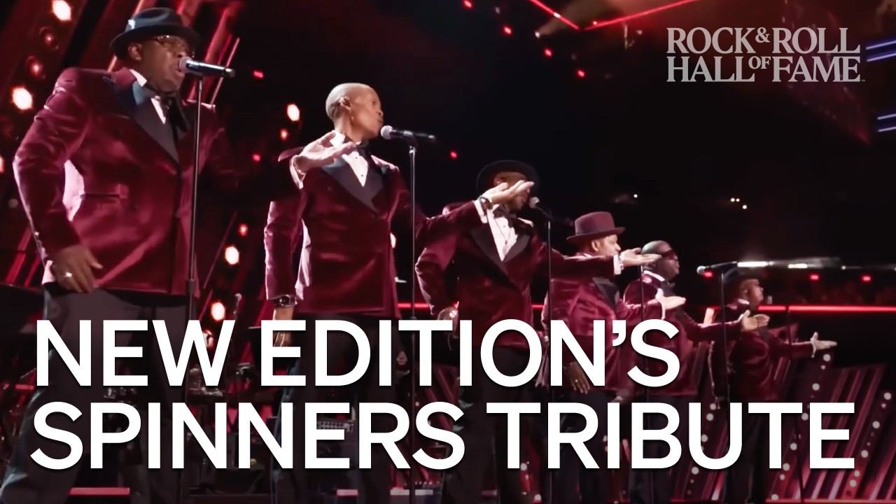 New Edition perform tribute to The Spinners | 2023 Induction Ceremony