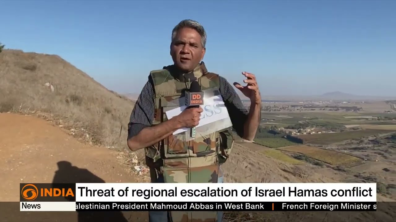 DD India correspondent reports on the threat of regional escalation of Israel-Hamas conflict