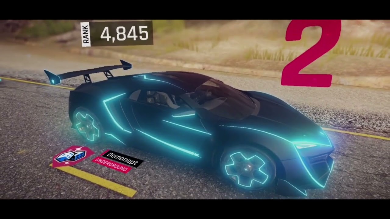Asphalt 9 - W Motors Lykan neon edition multiplayer