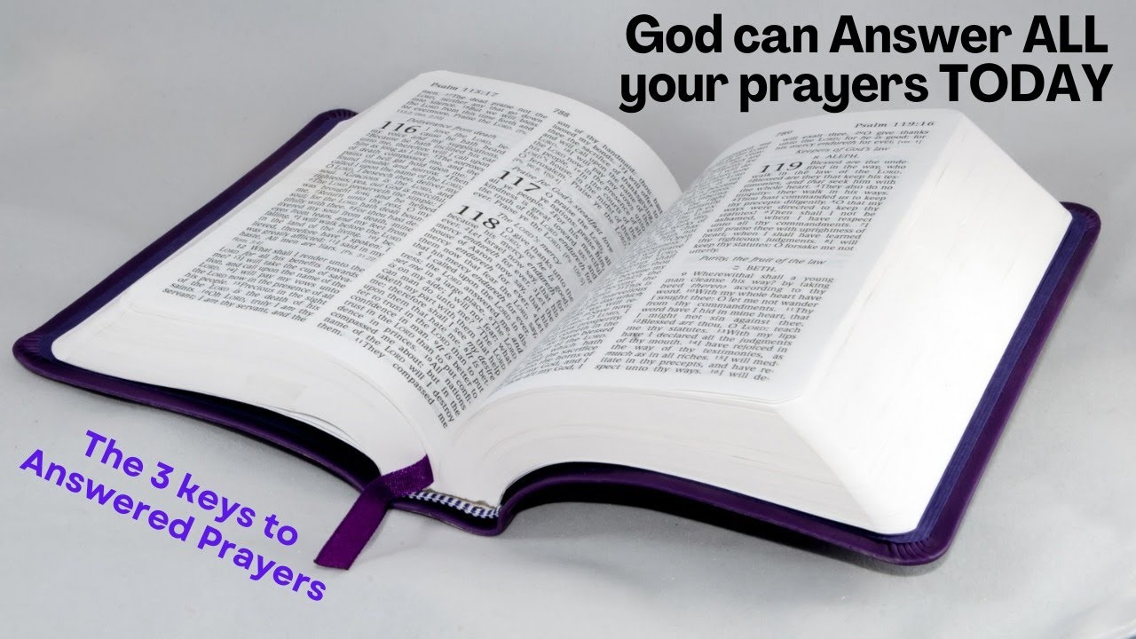 God can Answer ALL your prayers TODAY – The 3 keys to Answered Prayers - Dr. K. N. Jacob