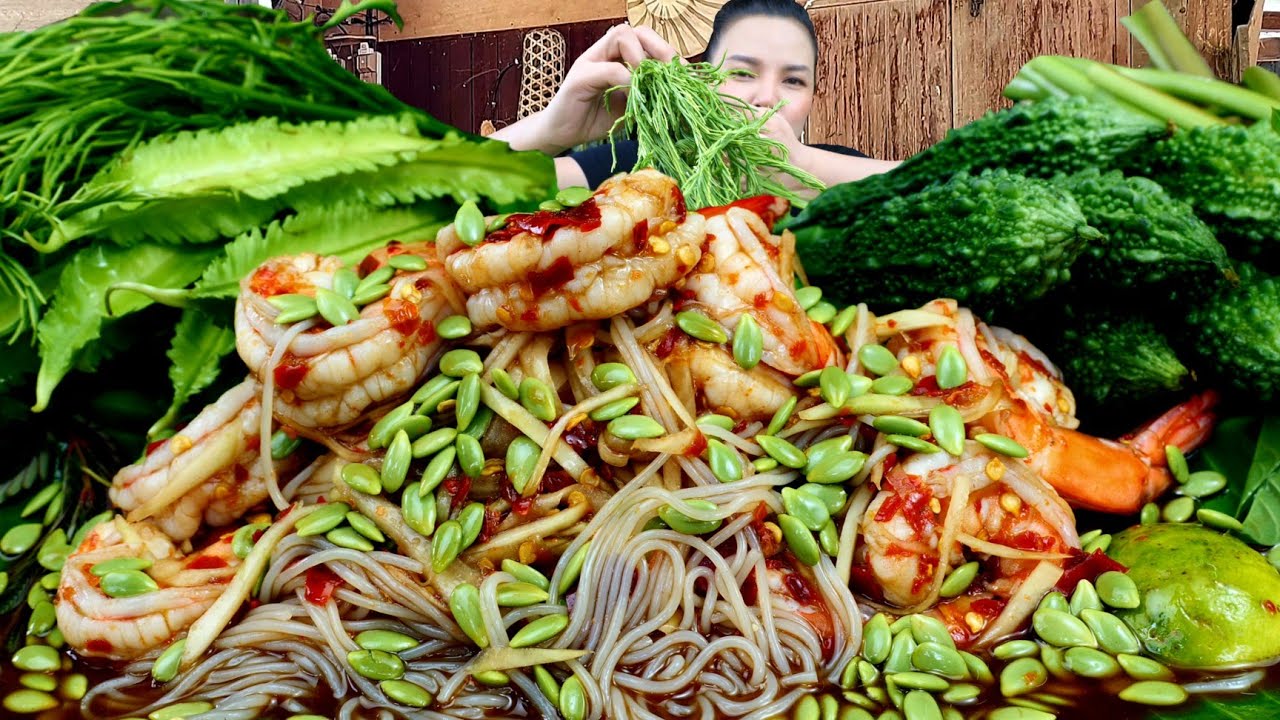 ตำซั่วกุ้งสะดุ้งเผ็ดๆเเกล้มมะระชะอมเเซ่บถึงใจ|ส้มซ่าพาเเซ่บ 14 สิงหาคม ค.ศ. 2025