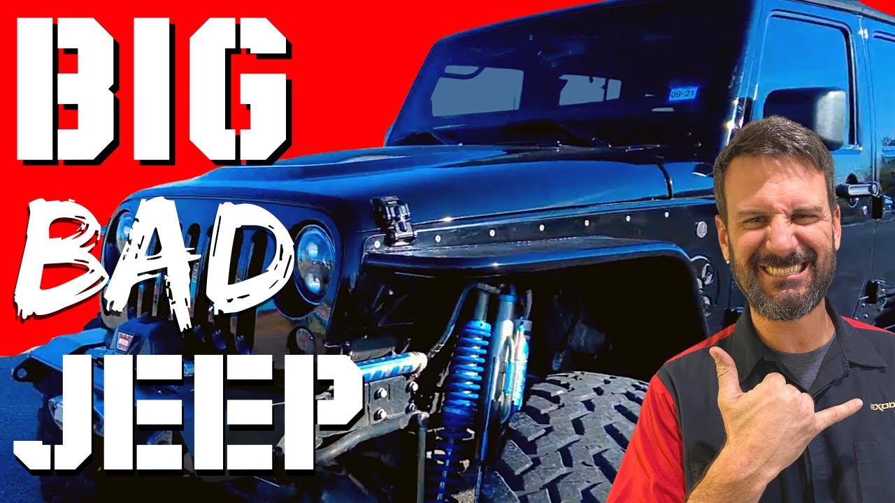 Custom Jeep JK Wrangler Build that just kept getting BIGGER!