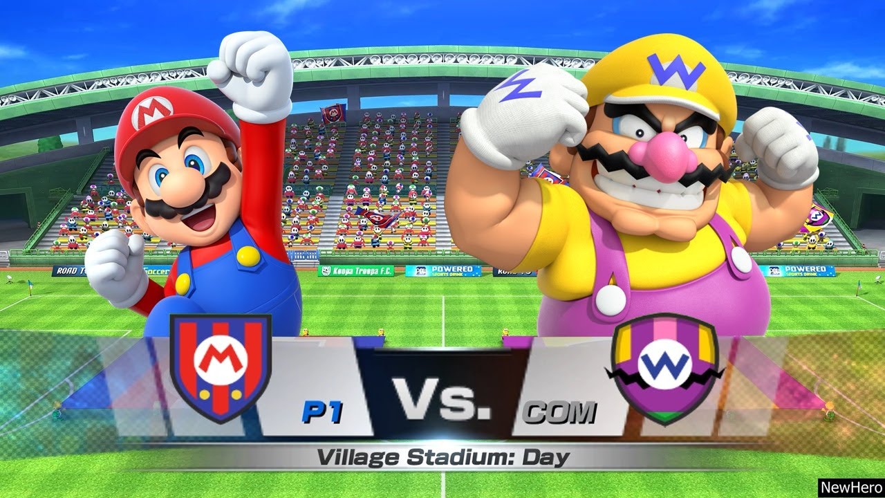 Mario Sports Superstars - Mario/Daisy Vs. Wario/Metal Mario