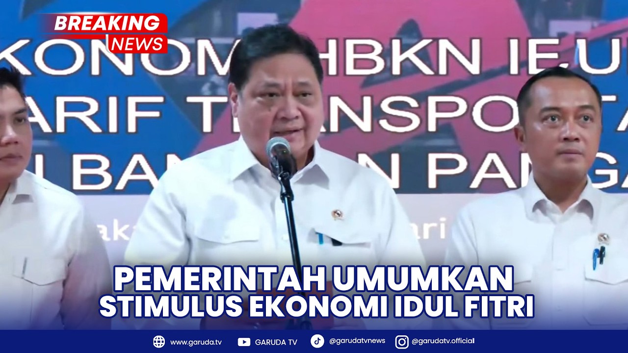 BREAKING NEWS: Pemerintah Umumkan Stimulus Ekonomi Diskon Tarif Transportasi HBKN Idul Fitri 2026