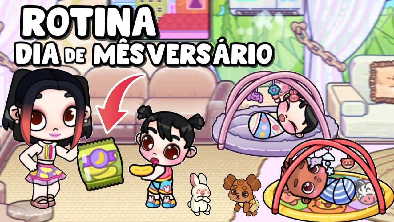 ROTINA DIA DE MÊSVERSÁRIO  | PAZU AVATAR WORLD ROTINAS E HISTÓRIAS